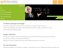 Tablet Screenshot of keyrelevance.com